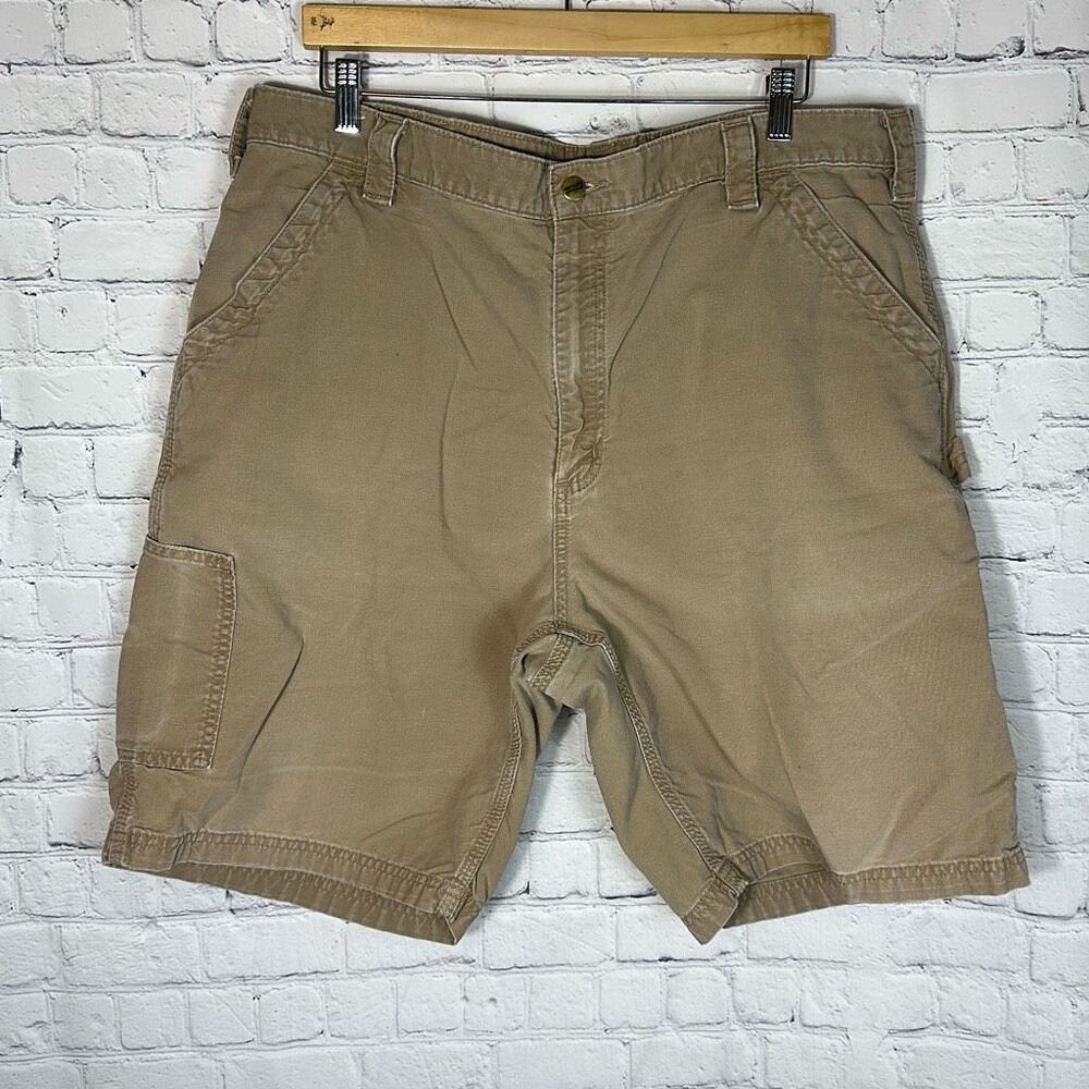 Carhartt Mens Original Fit Canvas Utility Cargo Work Shorts size‎ 40 B147